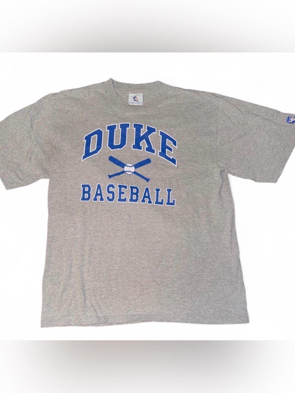 Duke Baseball Short Sleeve Graphic Tee - Grey/Blue
